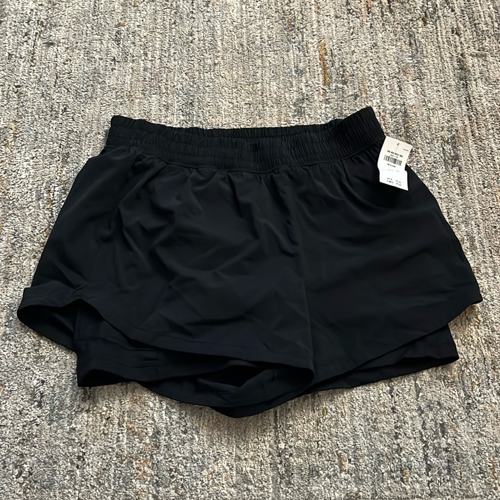 Gilly Hicks black gym athletic shorts tearaway new with tags